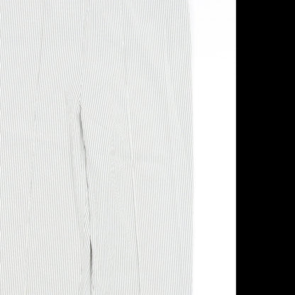 Womens UK Size 16 BM Regular Fit  White Trousers