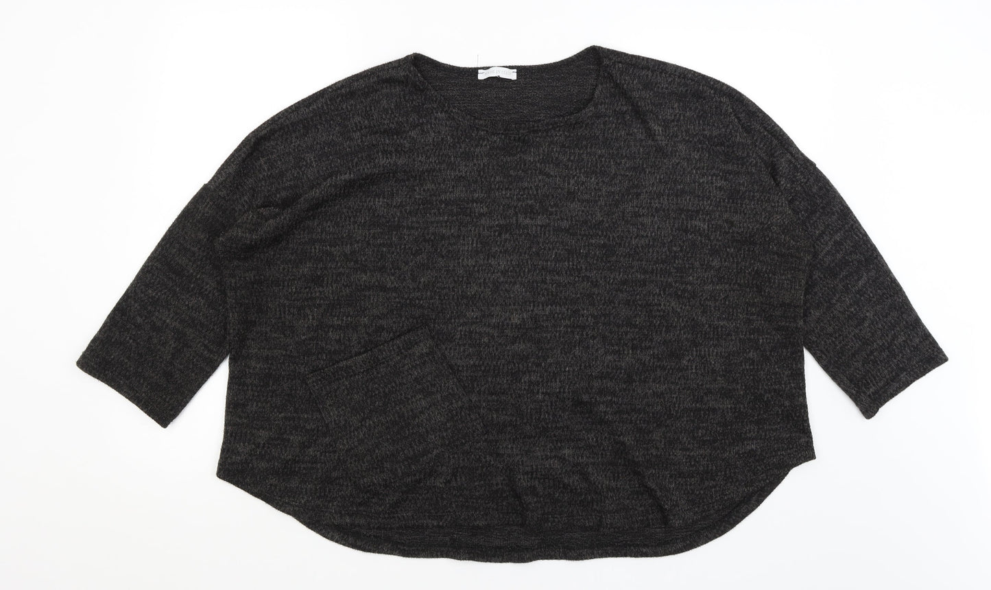 Womens UK Size XL Preworn Grey Pullover Jumper