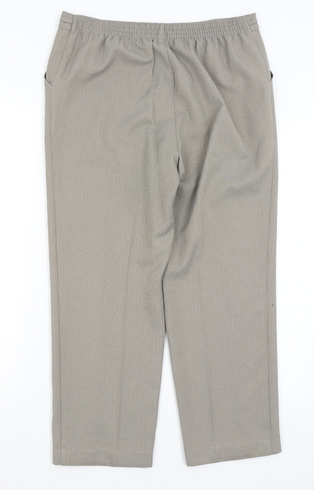 Womens UK Size 10 M&S Regular Fit  Grey Trousers
