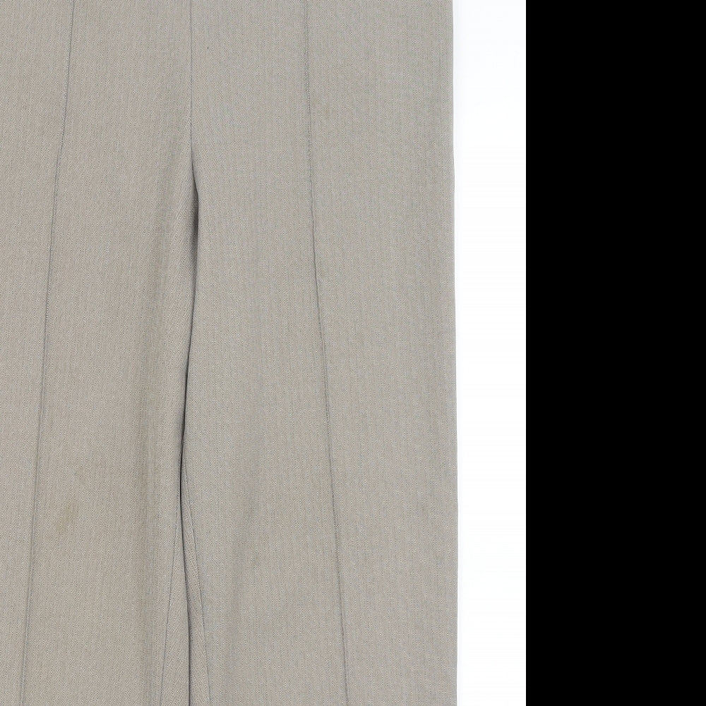 Womens UK Size 10 M&S Regular Fit  Grey Trousers