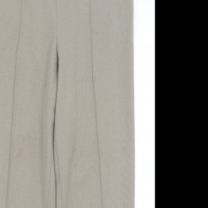 Womens UK Size 10 M&S Regular Fit  Grey Trousers