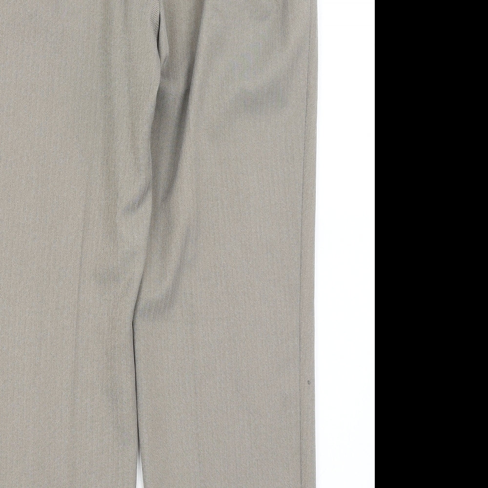 Womens UK Size 10 M&S Regular Fit  Grey Trousers