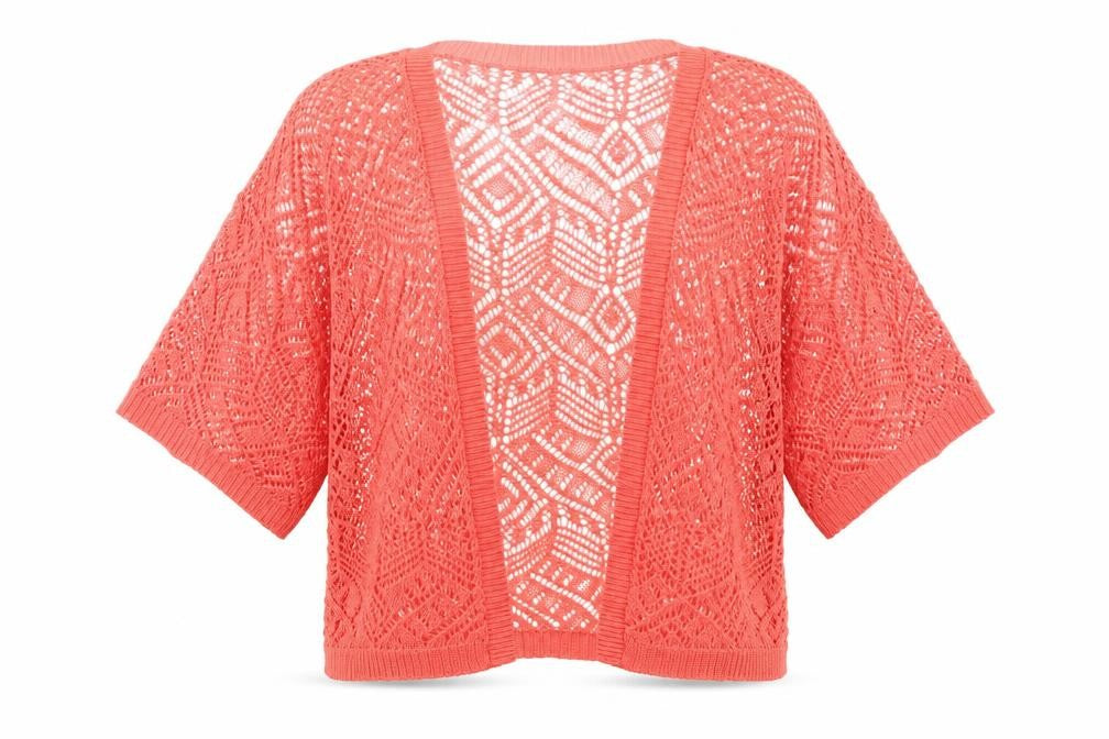 Womens UK Size 14 New Look Pink Wrap Jumper