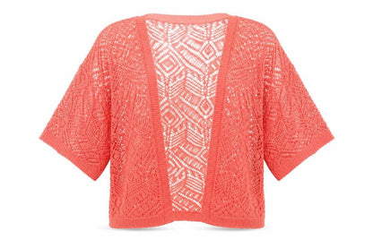 Womens UK Size 14 New Look Pink Wrap Jumper