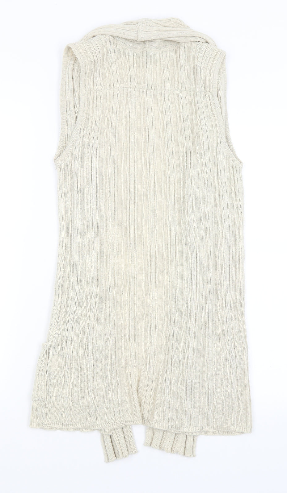 Womens UK Size 8 River Island Ivory Vest Jumper