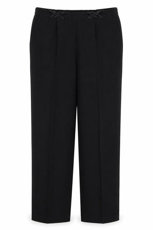 Womens UK Size 12 BM Regular Fit  Black Trousers