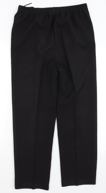 Womens UK Size 12 BM Regular Fit  Black Trousers