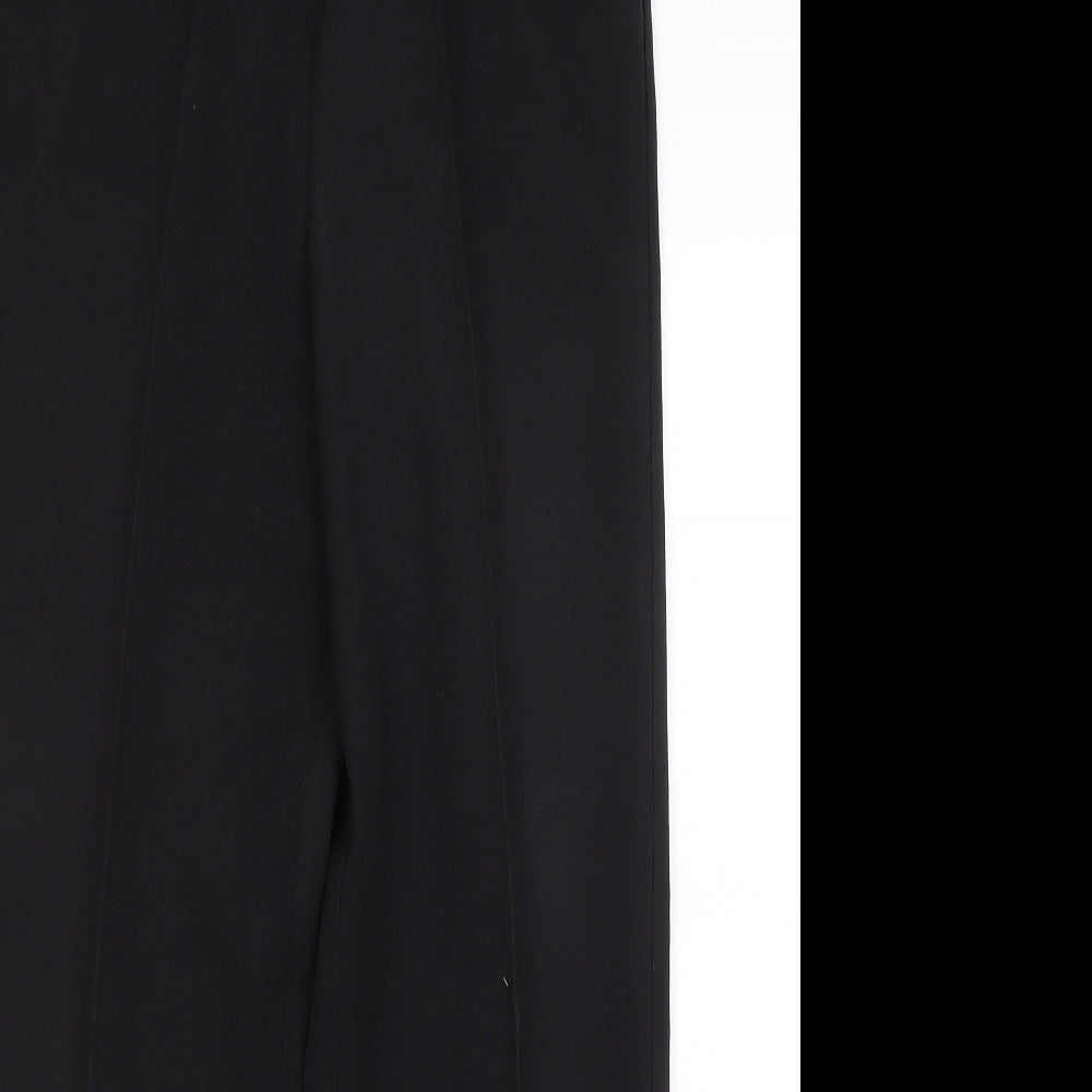 Womens UK Size 12 BM Regular Fit  Black Trousers