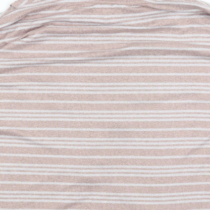 TU Womens Pink Striped  Pullover Jumper Size 12