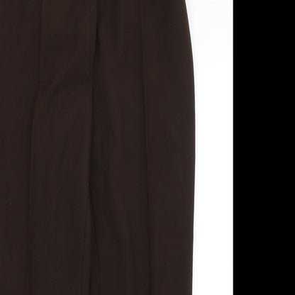 Womens UK Size 18 C&A Regular Fit  Brown Trousers