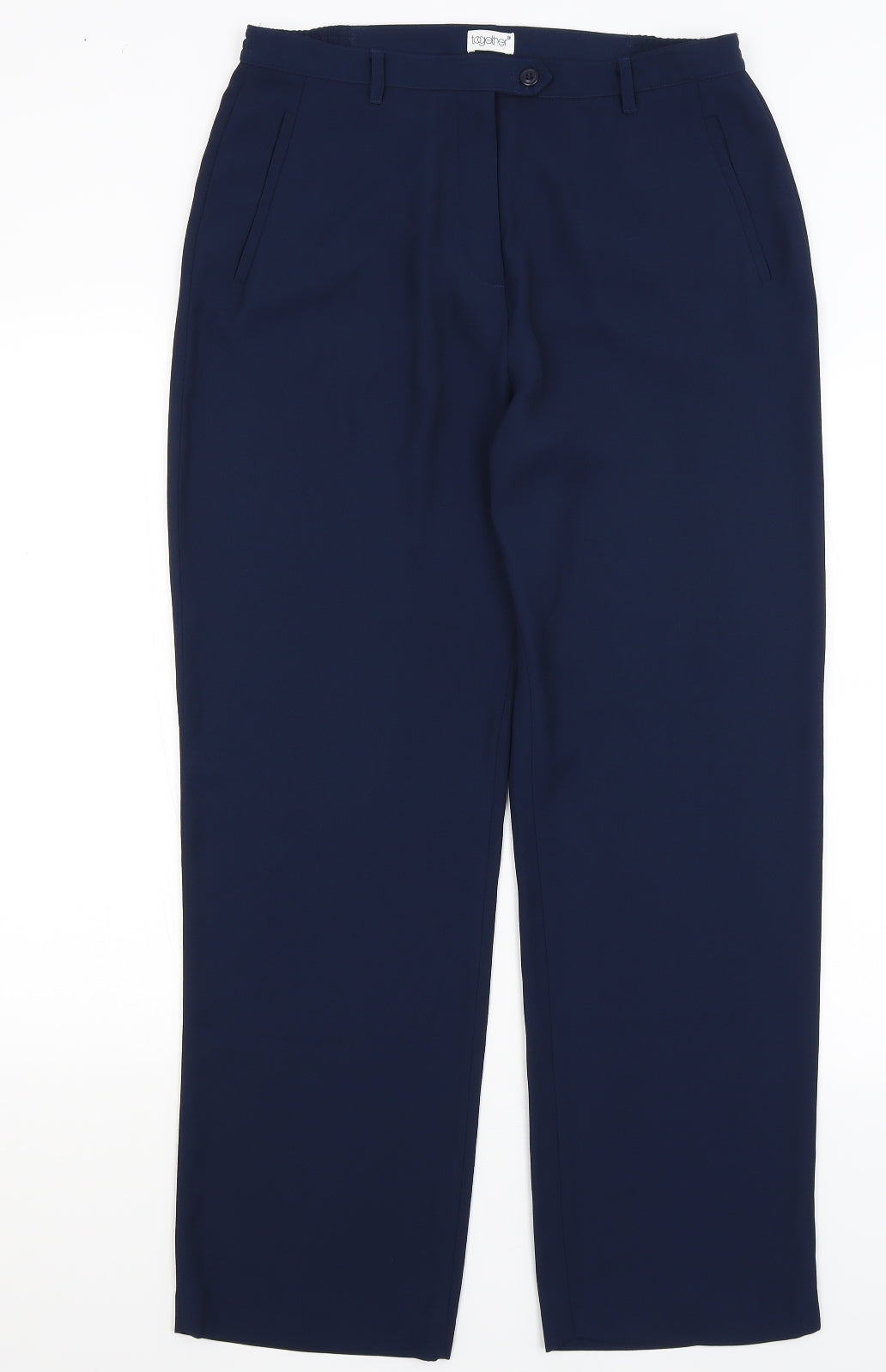 Womens UK Size 16 Together Regular Fit  Blue Trousers