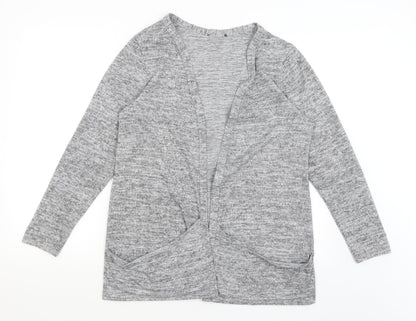 Womens UK Size 16 New Look Grey Cardigan Jumper