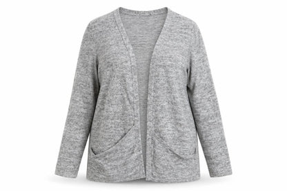 Womens UK Size 16 New Look Grey Cardigan Jumper