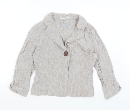 Per Una Womens Red Striped  Jacket Blazer Size 14