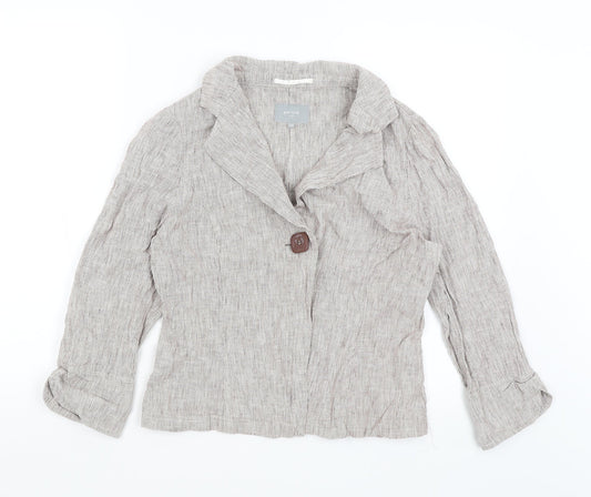 Per Una Womens Red Striped  Jacket Blazer Size 14