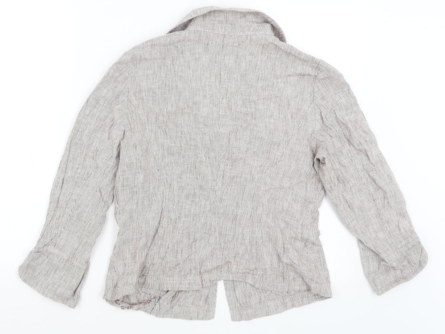 Per Una Womens Red Striped  Jacket Blazer Size 14