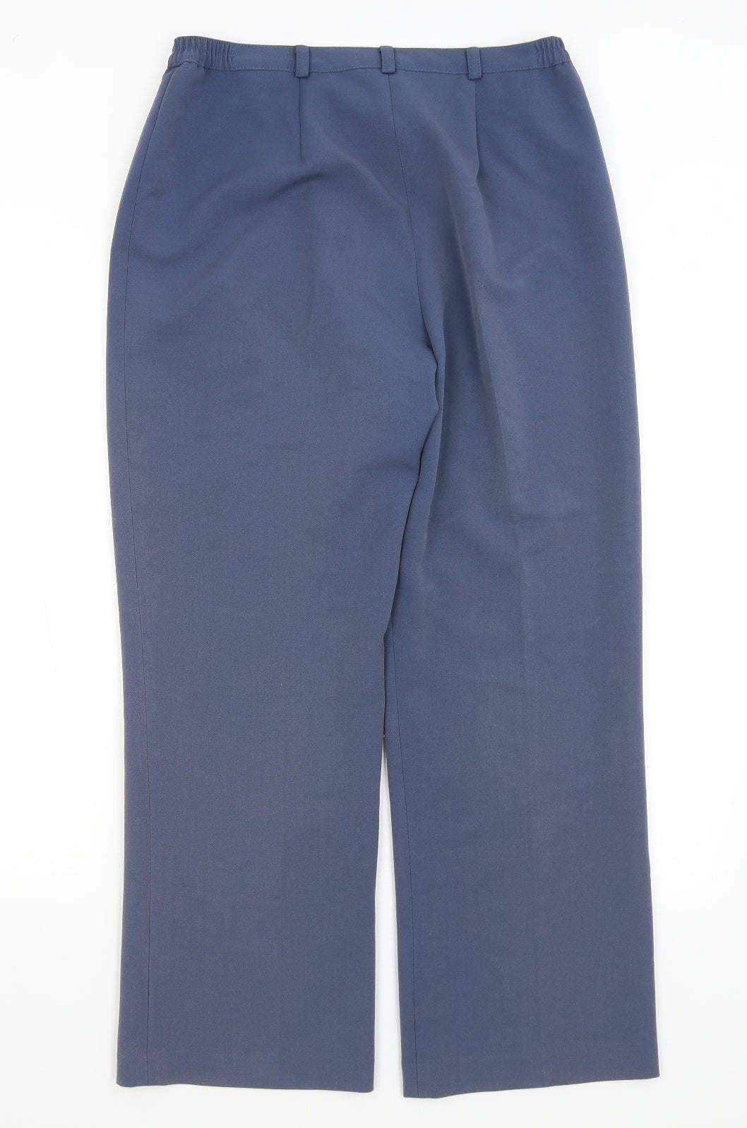 Womens UK Size 12 Preworn Regular Fit  Blue Trousers