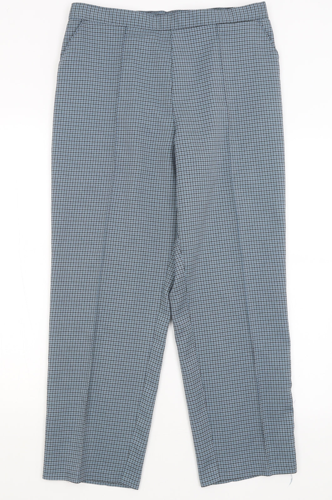 Womens UK Size 14 M&S Regular Fit  Blue Trousers