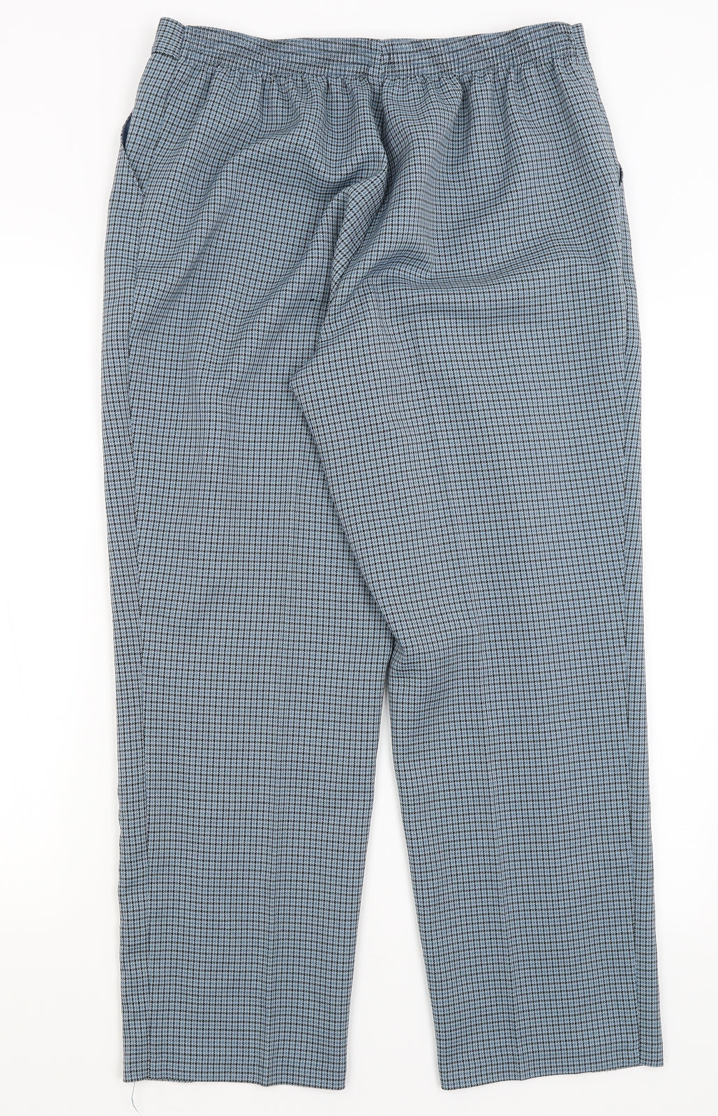 Womens UK Size 14 M&S Regular Fit  Blue Trousers