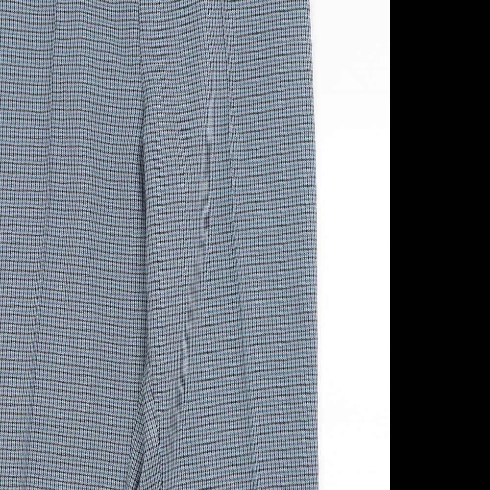 Womens UK Size 14 M&S Regular Fit  Blue Trousers