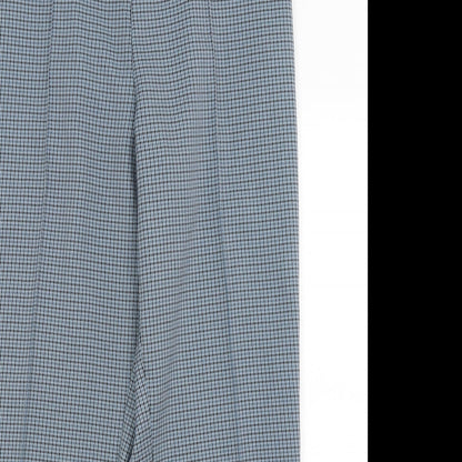 Womens UK Size 14 M&S Regular Fit  Blue Trousers