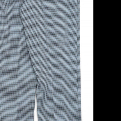Womens UK Size 14 M&S Regular Fit  Blue Trousers