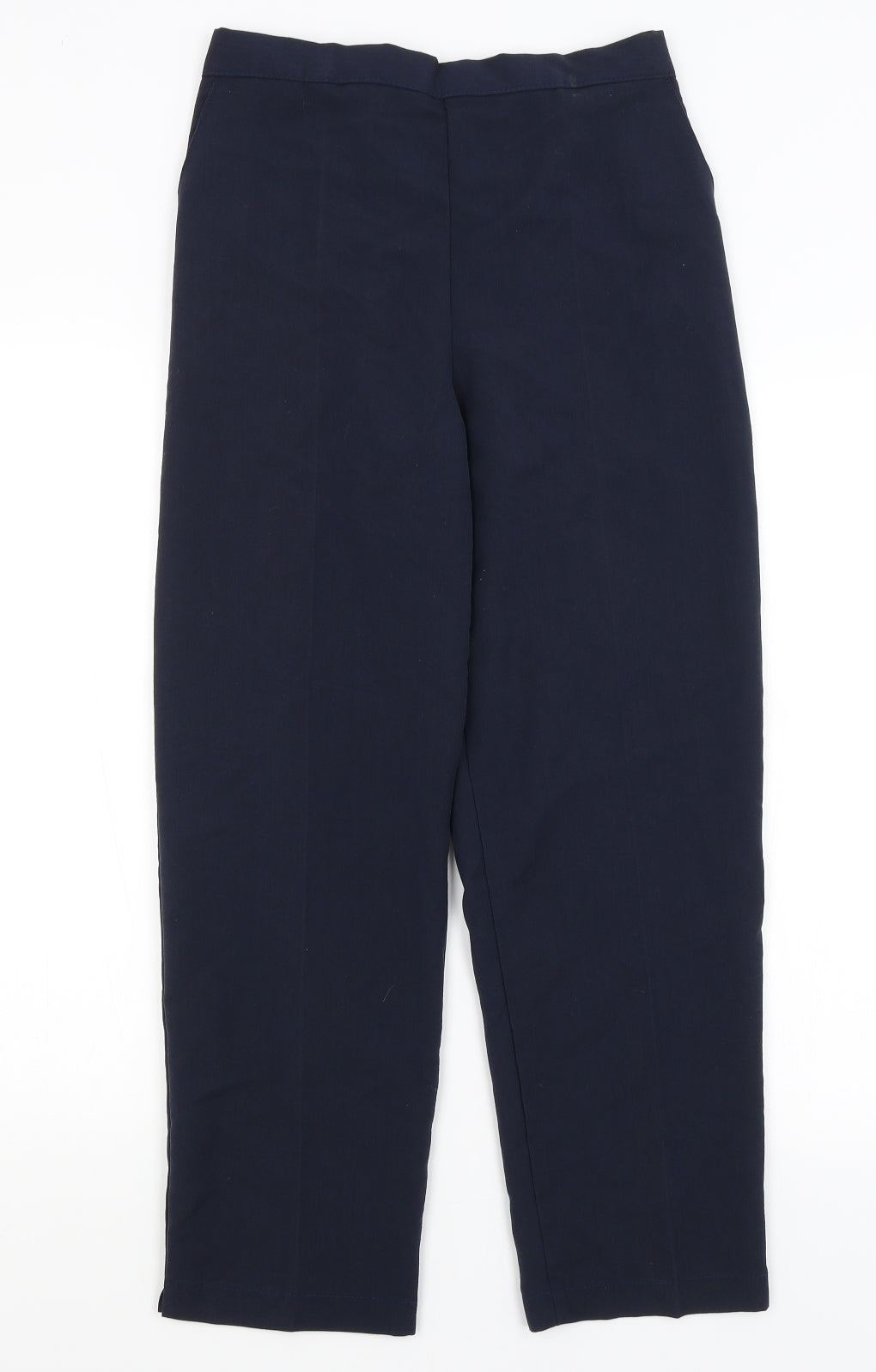 Womens UK Size 14 Preworn Regular Fit  Blue Trousers