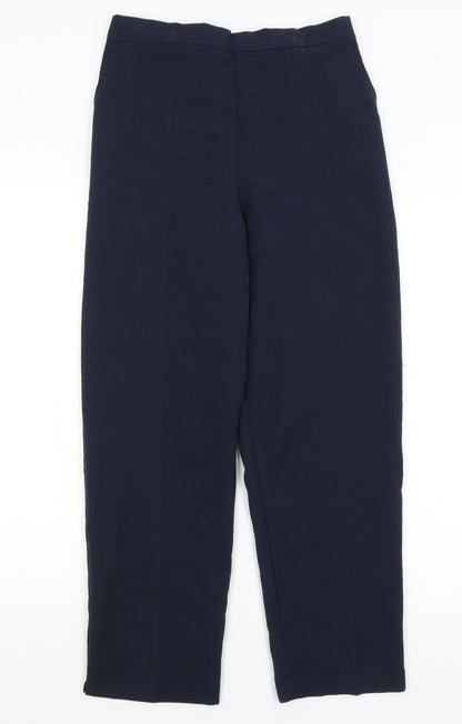 Womens UK Size 14 Preworn Regular Fit  Blue Trousers