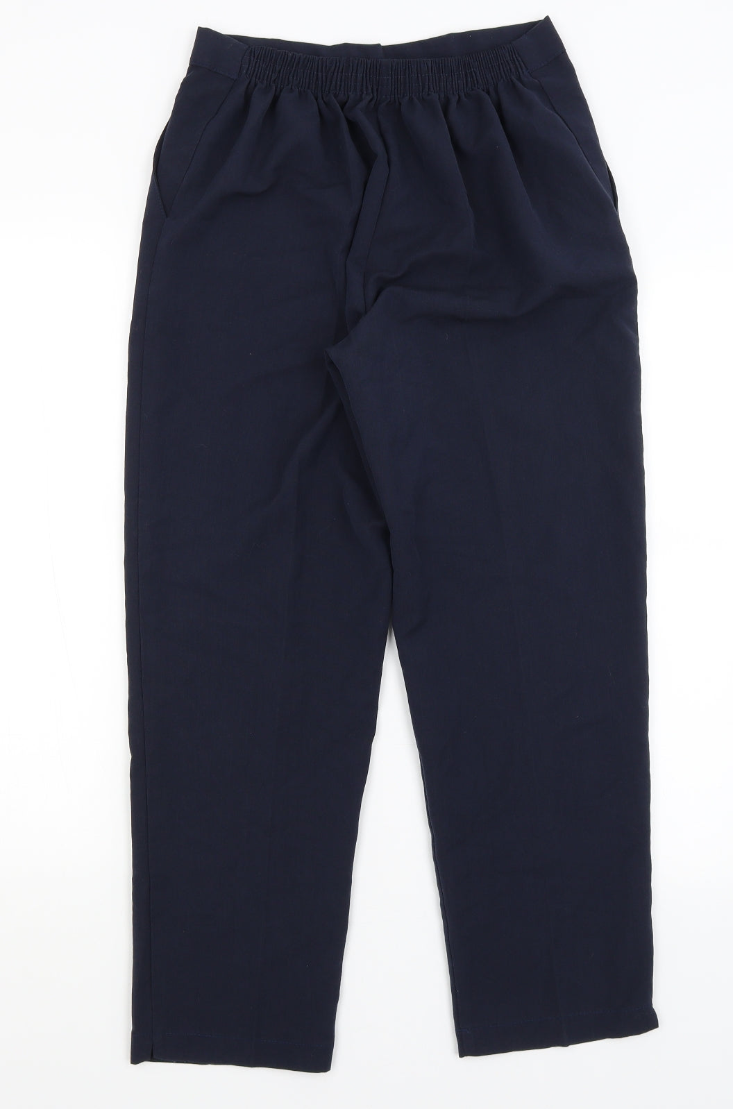 Womens UK Size 14 Preworn Regular Fit  Blue Trousers