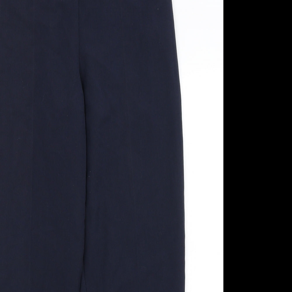 Womens UK Size 14 Preworn Regular Fit  Blue Trousers