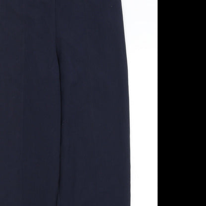 Womens UK Size 14 Preworn Regular Fit  Blue Trousers