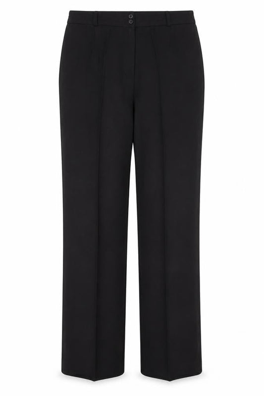 Womens UK Size 10 Isle Regular Fit  Black Trousers