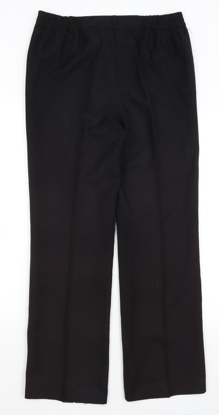 Womens UK Size 10 Isle Regular Fit  Black Trousers