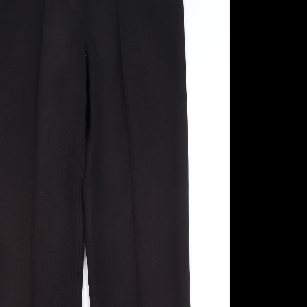 Womens UK Size 10 Isle Regular Fit  Black Trousers