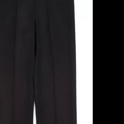 Womens UK Size 10 Isle Regular Fit  Black Trousers