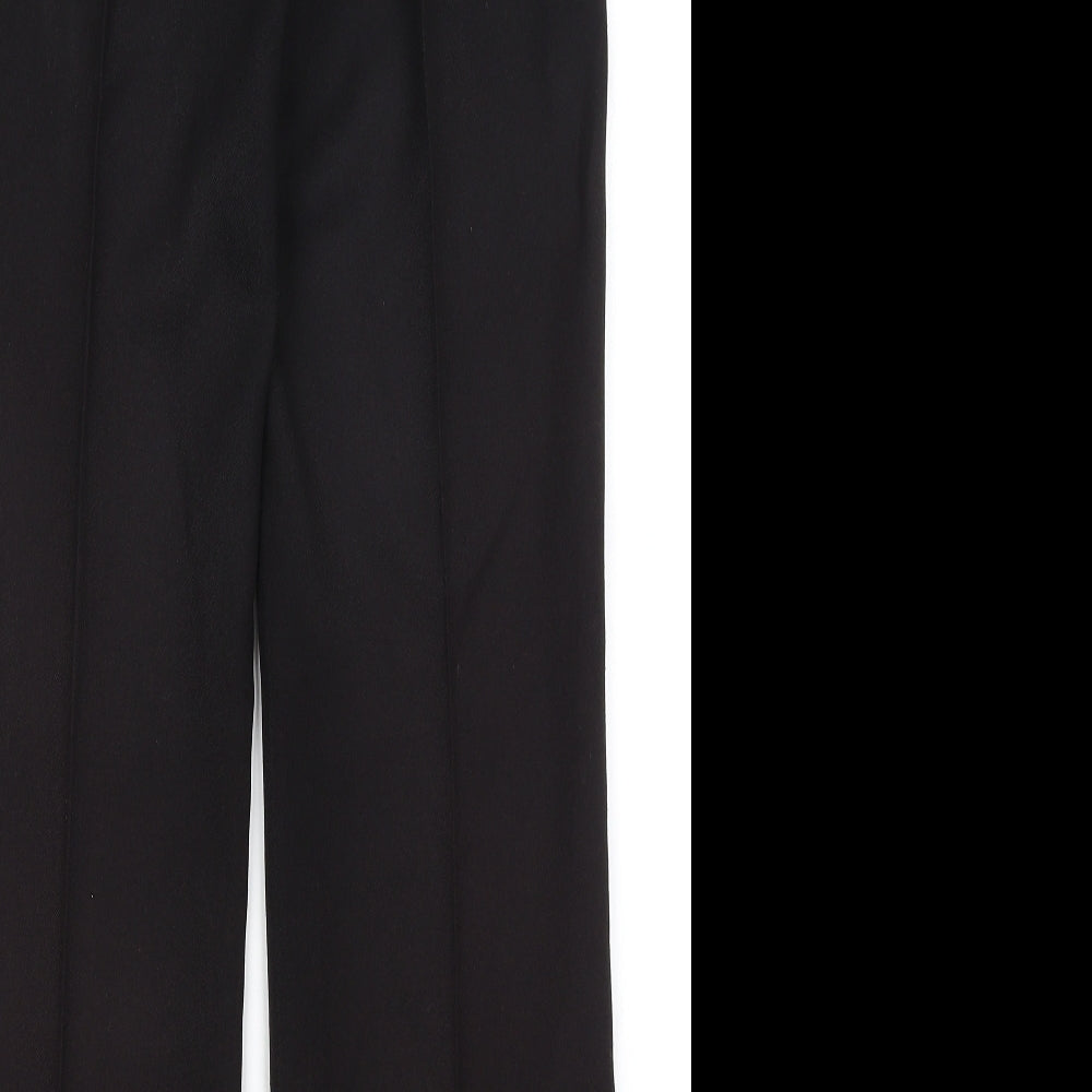 Womens UK Size 10 Isle Regular Fit  Black Trousers