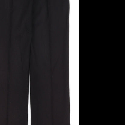 Womens UK Size 10 Isle Regular Fit  Black Trousers