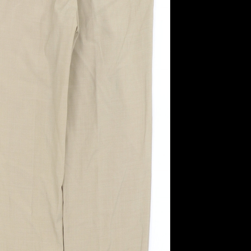 Womens UK Size 14 MICHELE Regular Fit  Beige Trousers