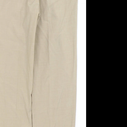 Womens UK Size 14 MICHELE Regular Fit  Beige Trousers