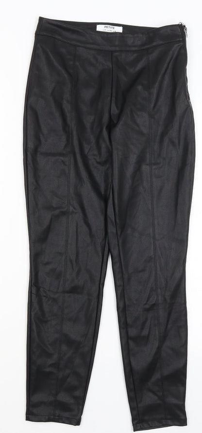 Womens UK Size 8 Dorothy Perkins Regular Fit  Black Trousers