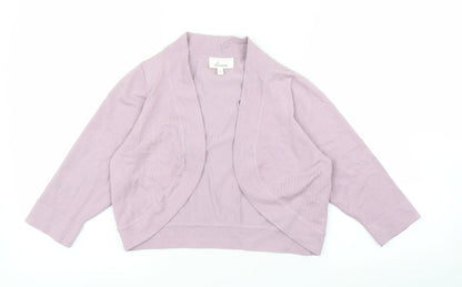 Womens UK Size M Linea Purple Cardigan Jumper