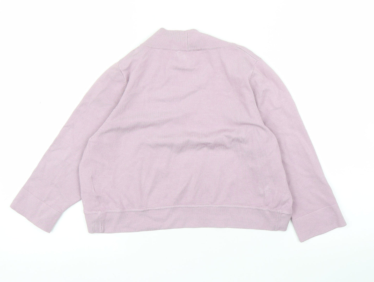 Womens UK Size M Linea Purple Cardigan Jumper