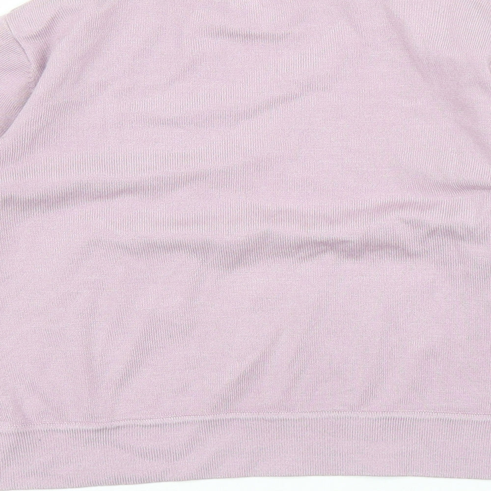 Womens UK Size M Linea Purple Cardigan Jumper