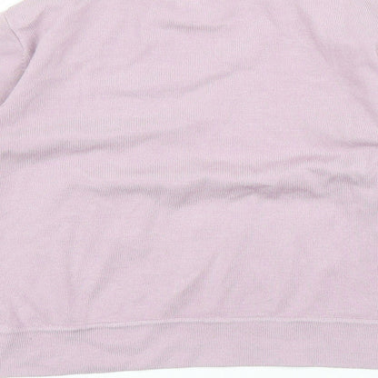 Womens UK Size M Linea Purple Cardigan Jumper
