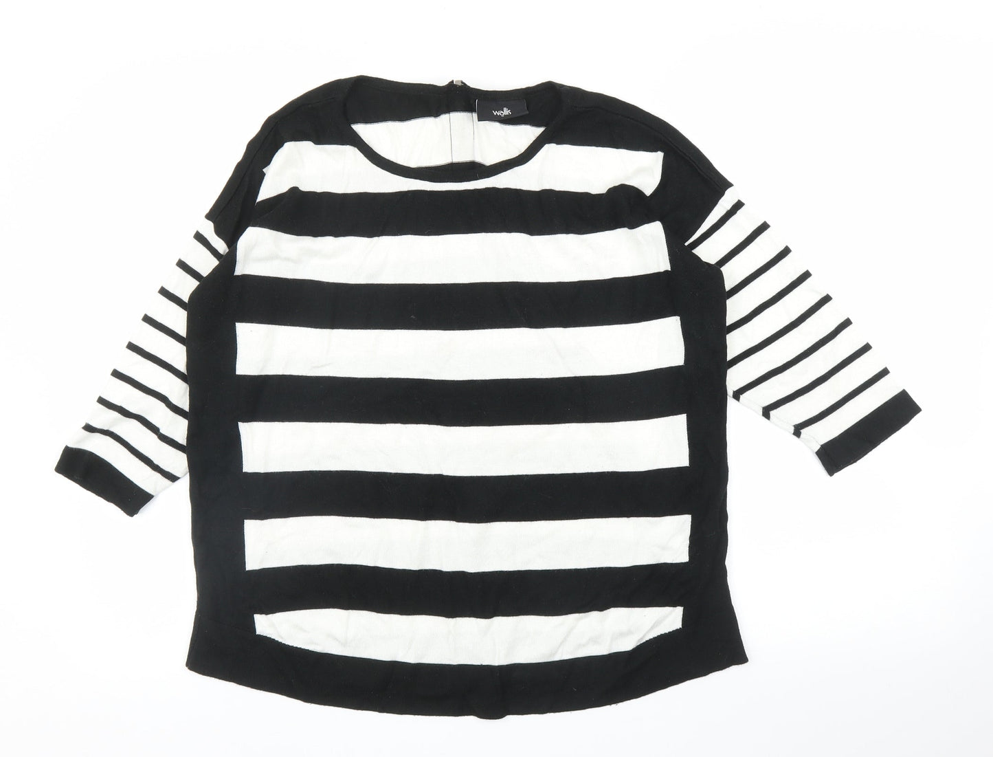 Womens UK Size M Wallis Black Pullover Jumper