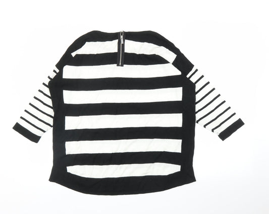 Womens UK Size M Wallis Black Pullover Jumper