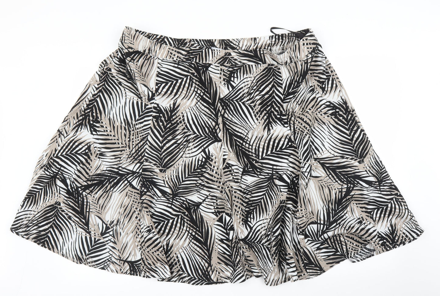 Bonmarché Womens Beige Floral  A-Line Set Size 26