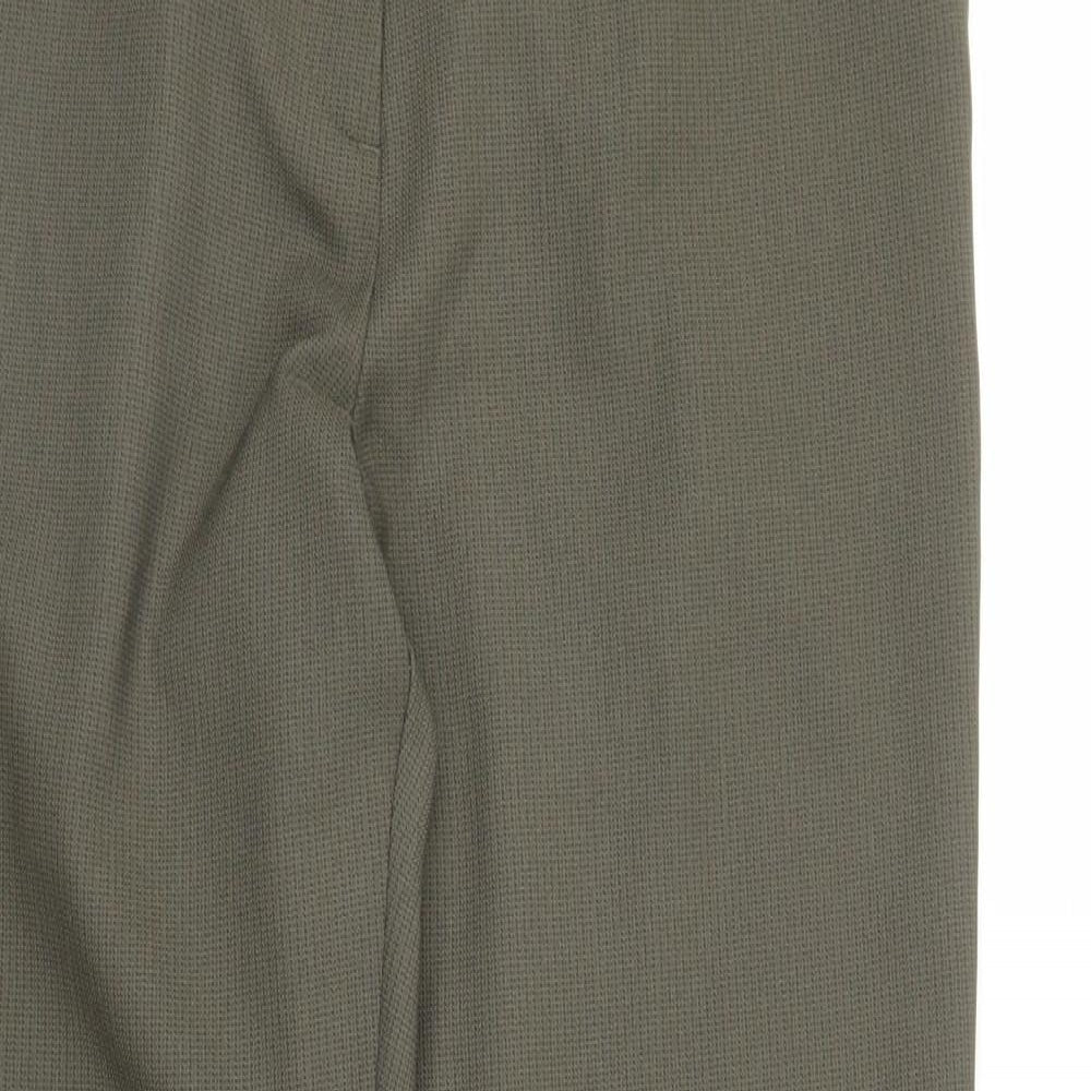 Womens UK Size 10 M&S Regular Fit  Green Trousers