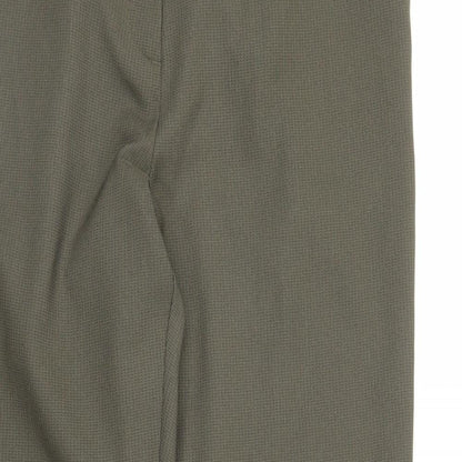Womens UK Size 10 M&S Regular Fit  Green Trousers