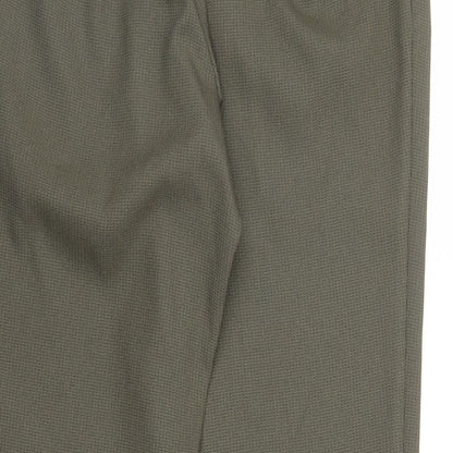 Womens UK Size 10 M&S Regular Fit  Green Trousers
